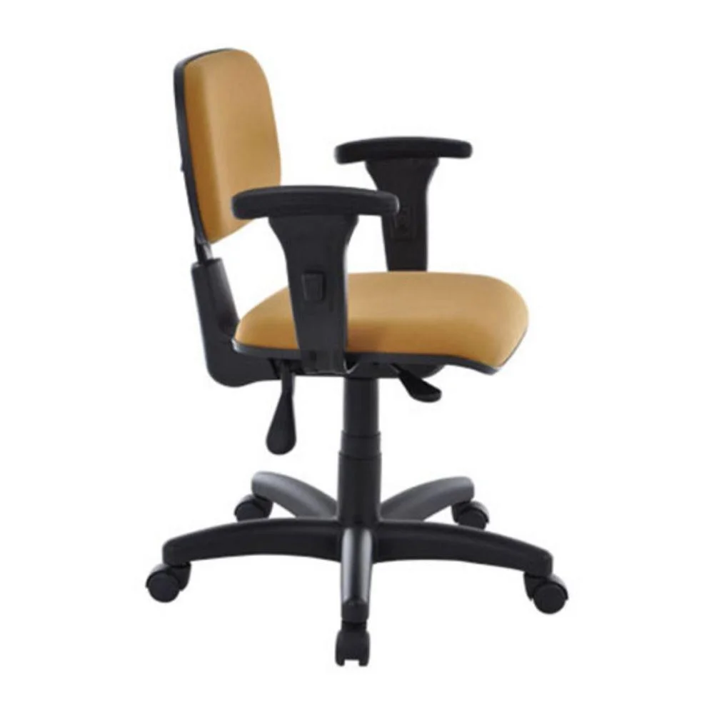 Imagem 2 de 2 do produto Cadeira Office Design Office Secretária, Base Back System, Linha Square, Amarelo