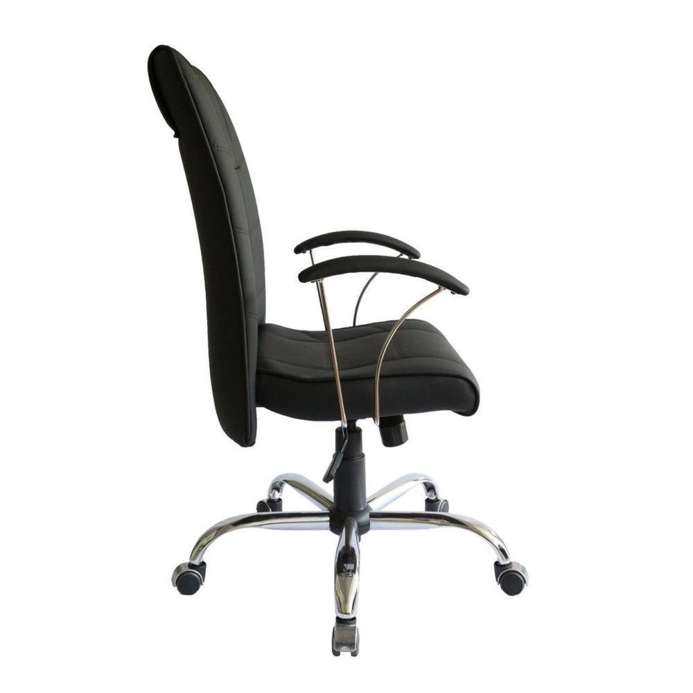 Imagem 3 de 3 do produto Cadeira Presidente Home Office, Ergonômica, Linha Vivara - Preto