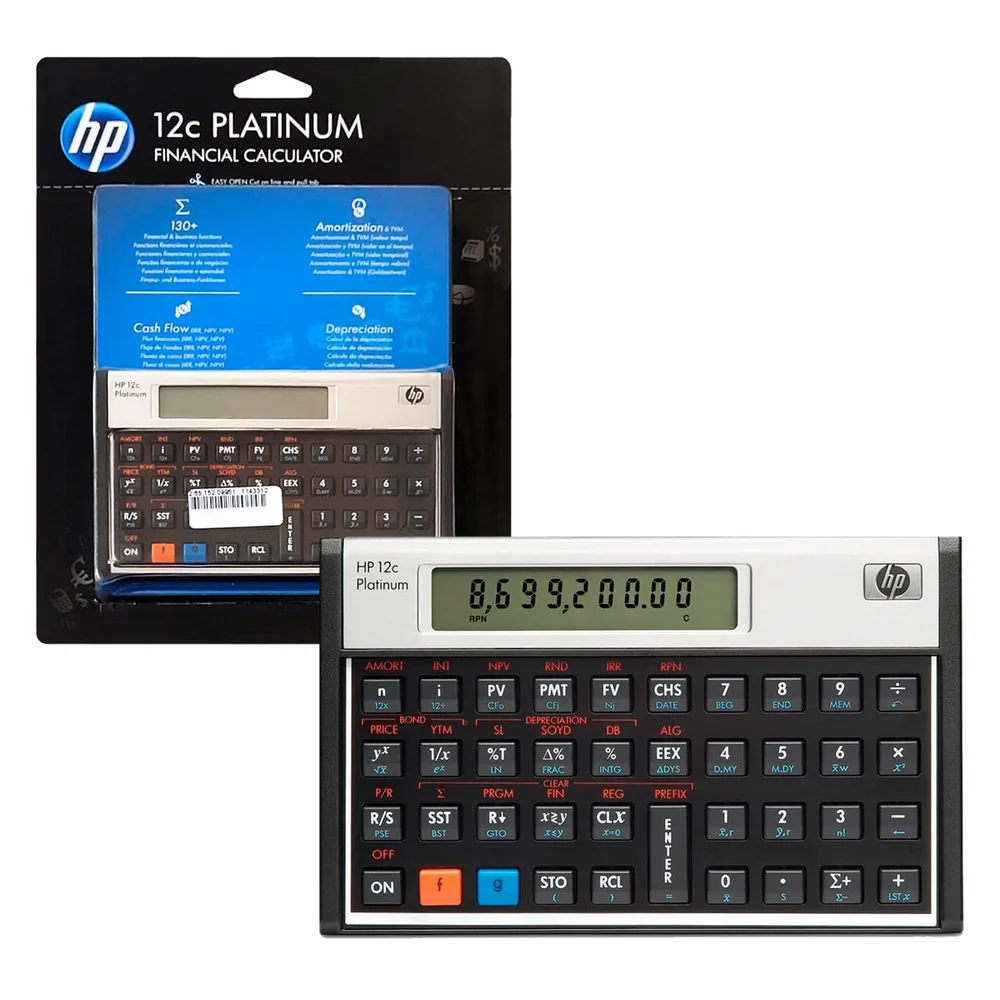 Calculadora Financeira HP 12c Platinum KaBuM Calculadora Financeira HP 12c Platinum KaBuM