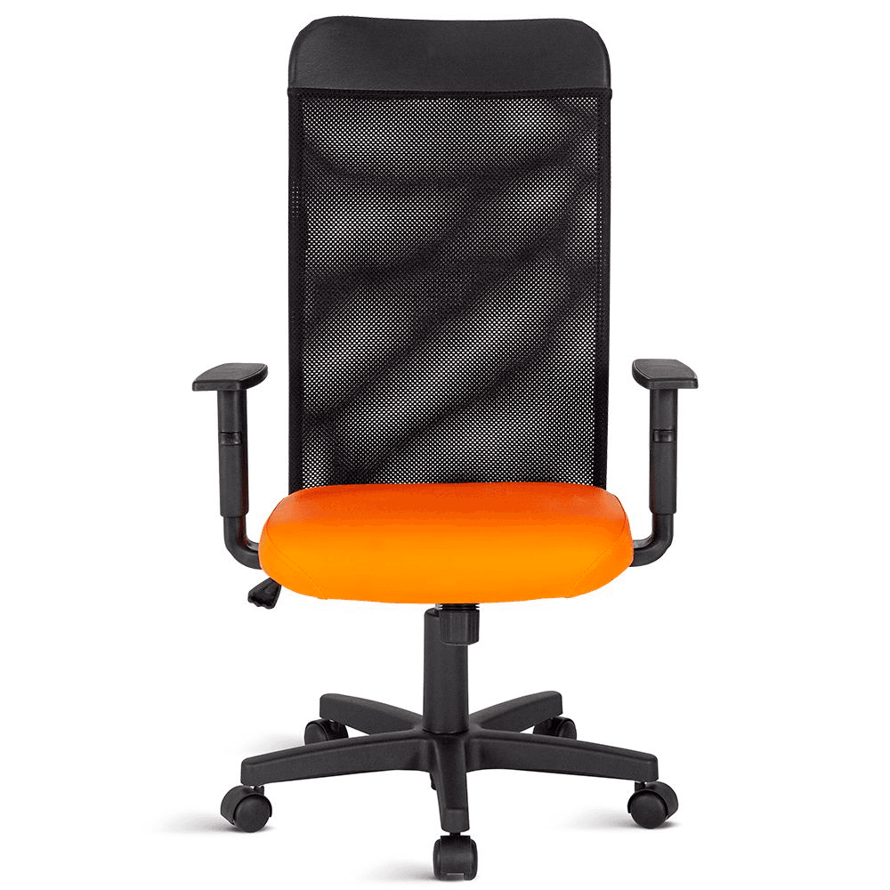 Imagem 2 de 2 do produto Cadeira Presidente Com Tela No Encosto, Linha Turim, Laranja