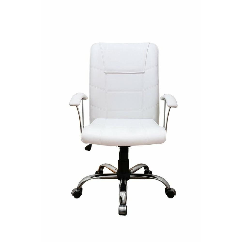 Imagem 2 de 2 do produto Cadeira Presidente Ergonômica,  Linha Vivara, Branco
