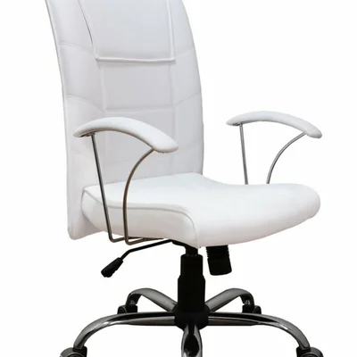 Cadeira Presidente Ergonômica,  Linha Vivara, Branco