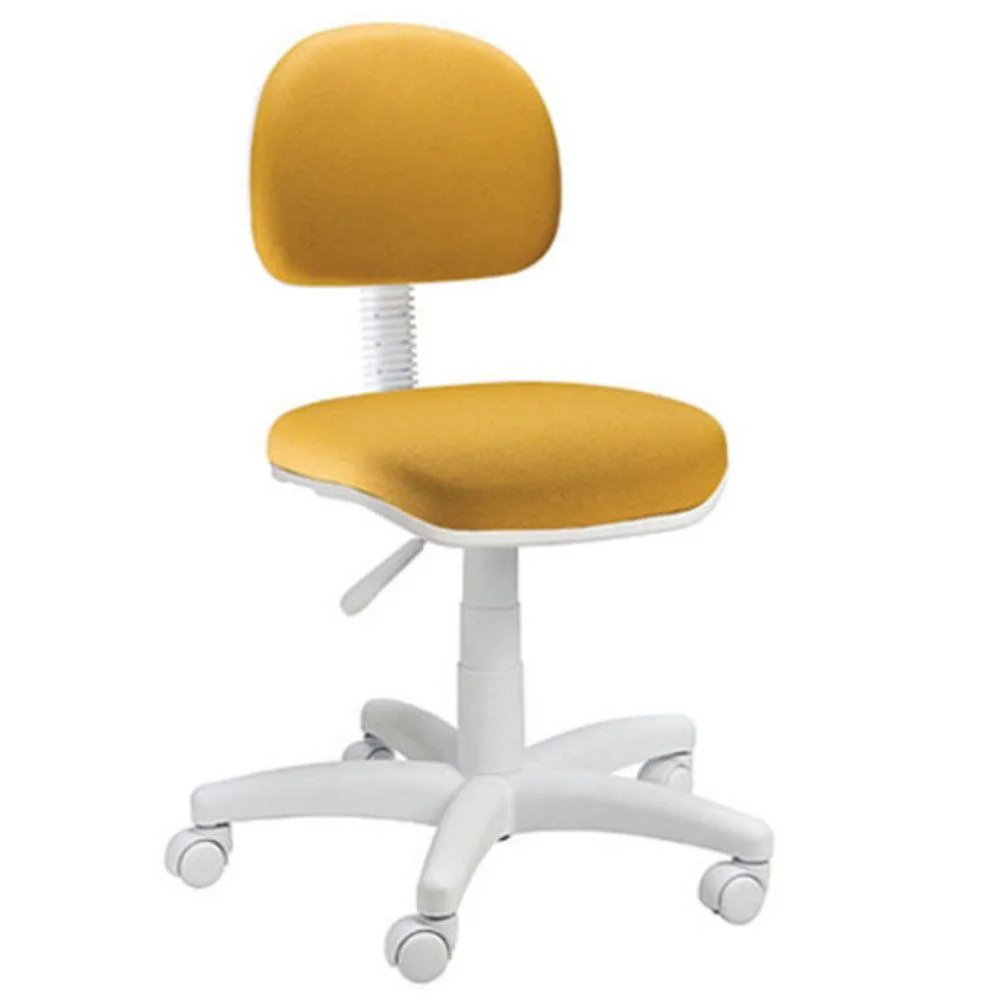Imagem 2 de 2 do produto Cadeira Design Office Móveis Secretária, Até 120 Kg, Com Base Giratória, Confort Plus - Amarelo