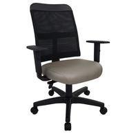 Cadeira Design Office, Linha Conti, Para Escritório E Home Office, Cinza