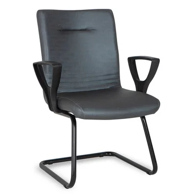 Cadeira Design Office Móveis De Escritório Palermo, até 120 kg, Preto