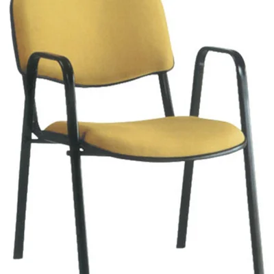 Cadeira Empilhável Design Office Móveis Para Auditórios, Linha Hotel - Amarelo