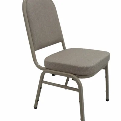 Cadeira Empilhável Design Office Móveis Para Auditórios, Linha Hotel - Cinza
