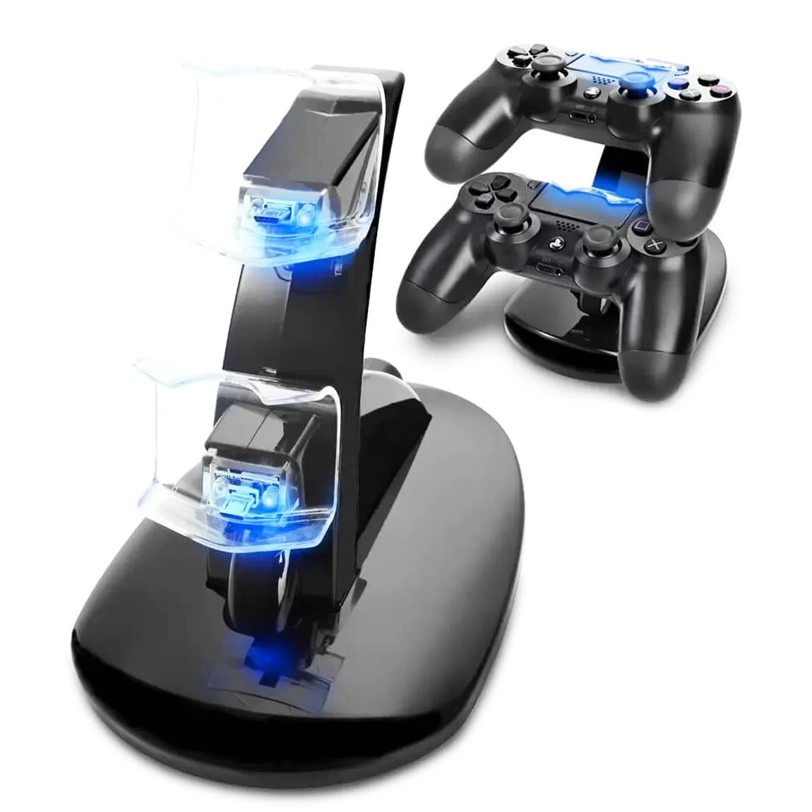 Carregador Power de Controle PS4 Dualshock, Duplo Em Pé