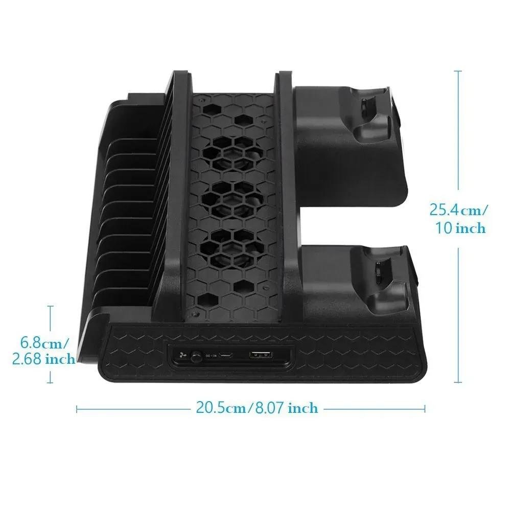 Carregador Dobe + Cooler + Base De Jogos Para PS4