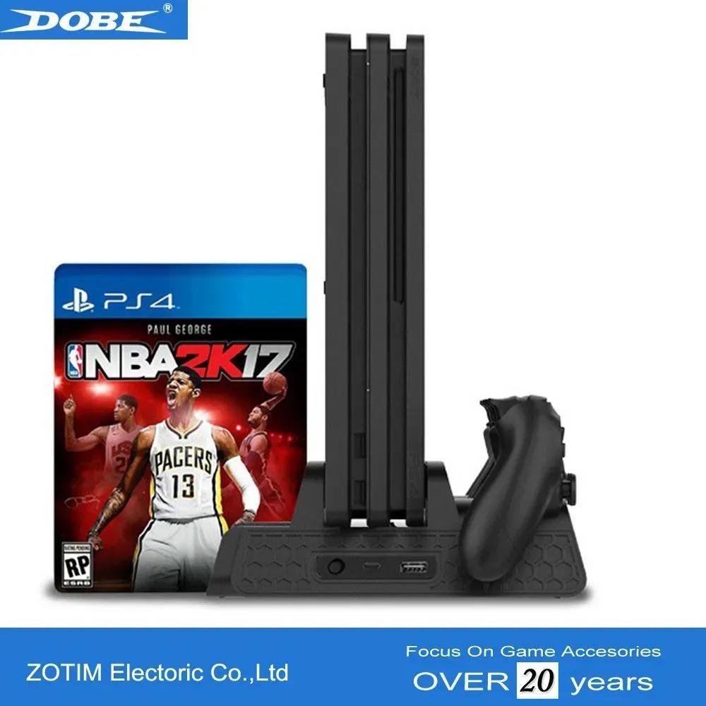Carregador Dobe + Cooler + Base De Jogos Para PS4