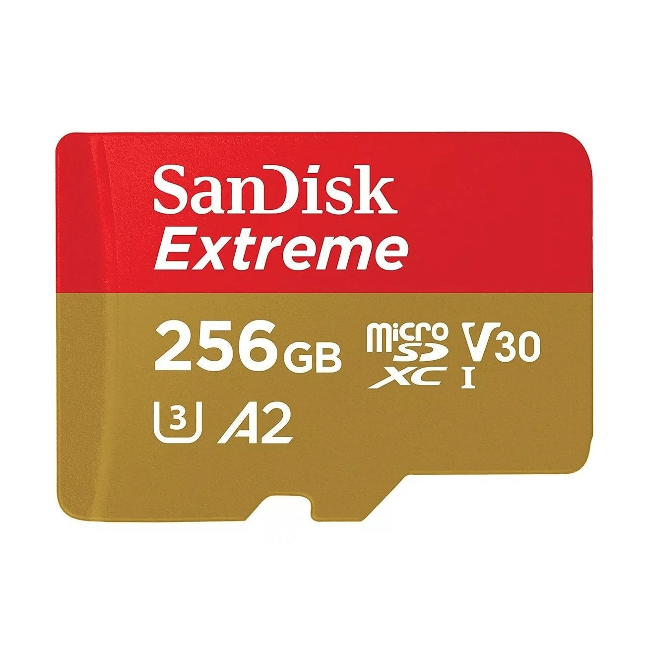 Cartão de Memória Sandisk Extreme Micro SDXC, 256GB, De 190MB/s, UHS-I/V30/U3/A2