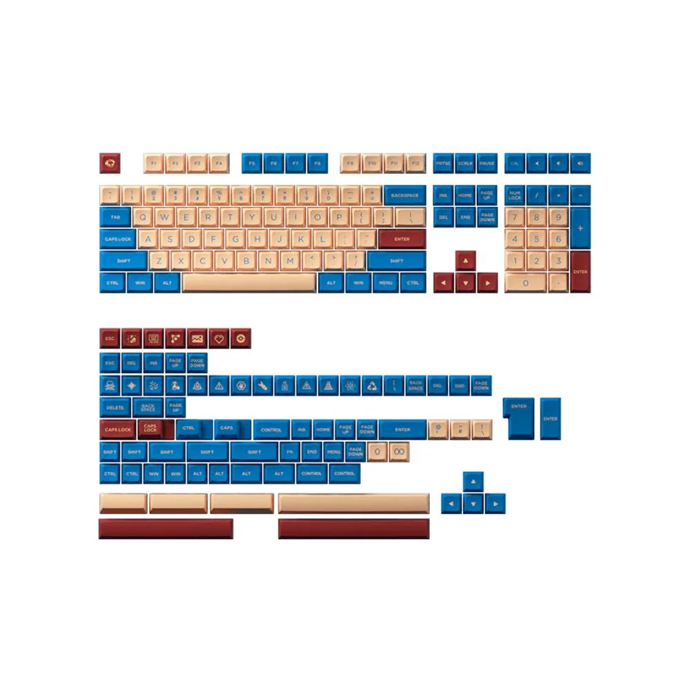 Keycaps Akko Palace Perfil Osa Kit 187 Teclas