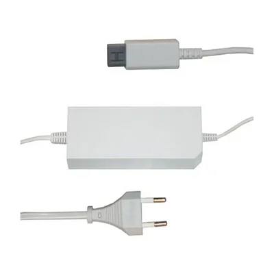 Fonte Power Para Console Wii, Bivolt 110-240v + Cabo Força