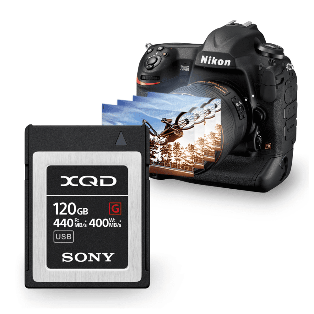 Carto Sony Xqd 120GB Série G De 440 Mbs KaBuM