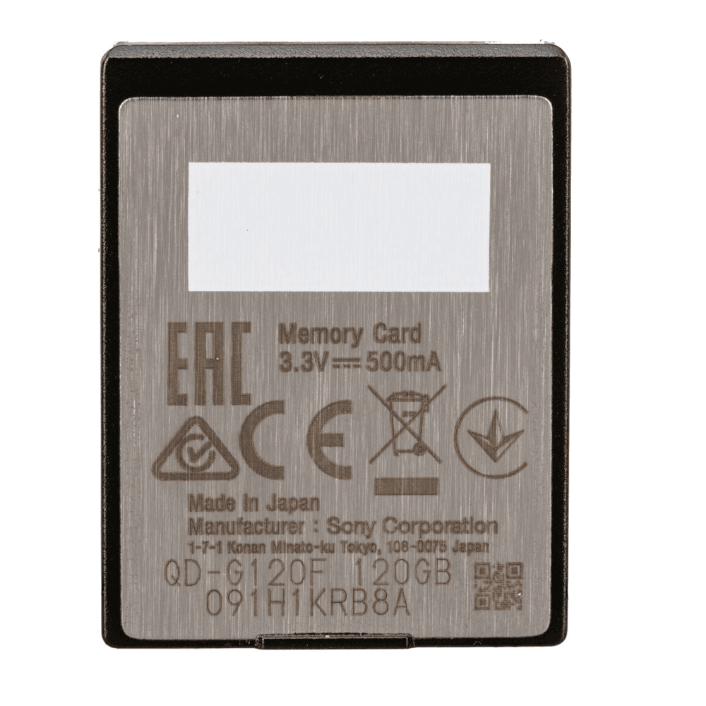Carto Sony Xqd 120GB Série G De 440 Mbs KaBuM