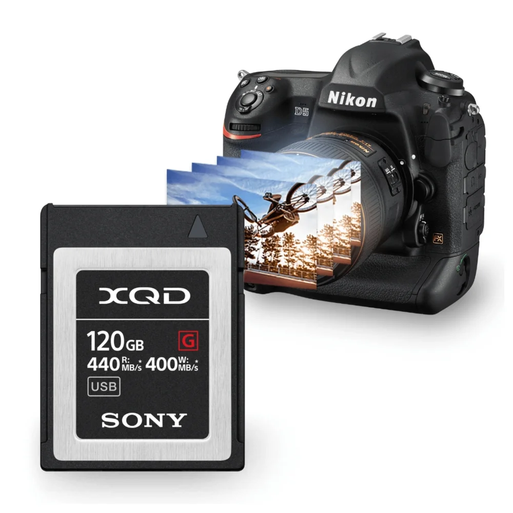 Imagem 3 de 4 do produto Cartão Sony Xqd, 120GB, Série G, De 440 Mb/s, Pcie 2.0 - qd-g120f