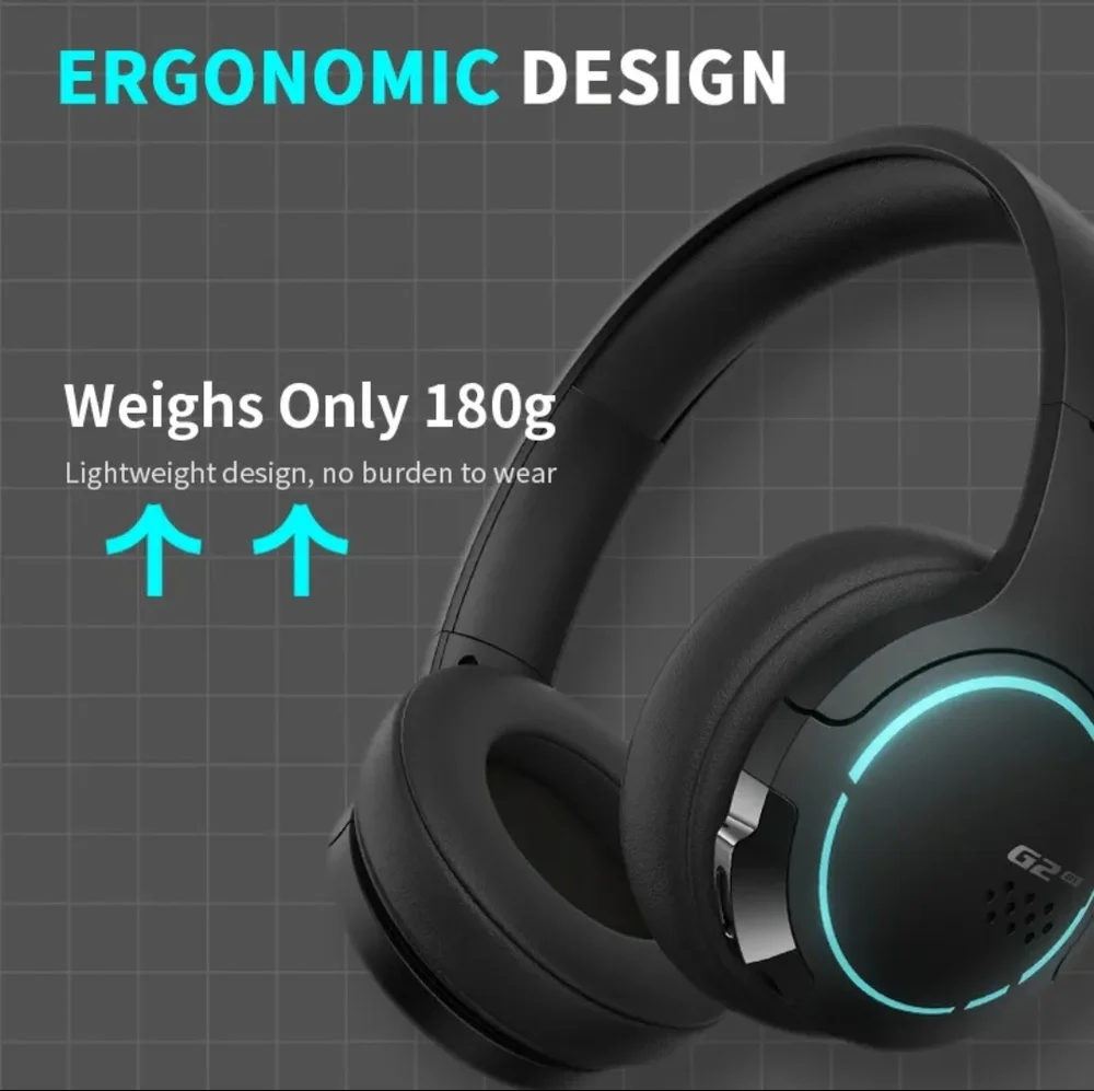 Imagem 4 de 5 do produto Fone De Ouvido Bluetooth Edifier G2bt-bk, Com Microfone, Até 24 Horas De Bateria, Preto