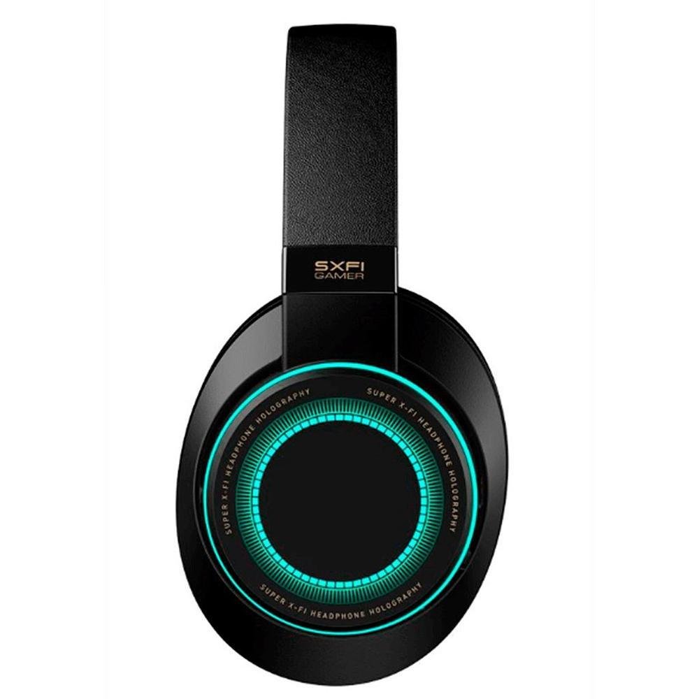 Headset Gamer Creative Sxfi, Usb-c, RGB, Black