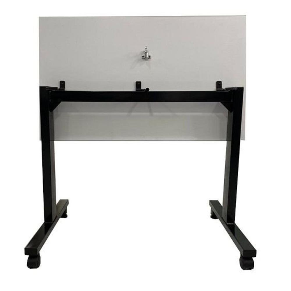 Imagem 2 de 4 do produto Mesa Design Office Móveis Basculante Para Escritório E Home Office Salerno, Cinza