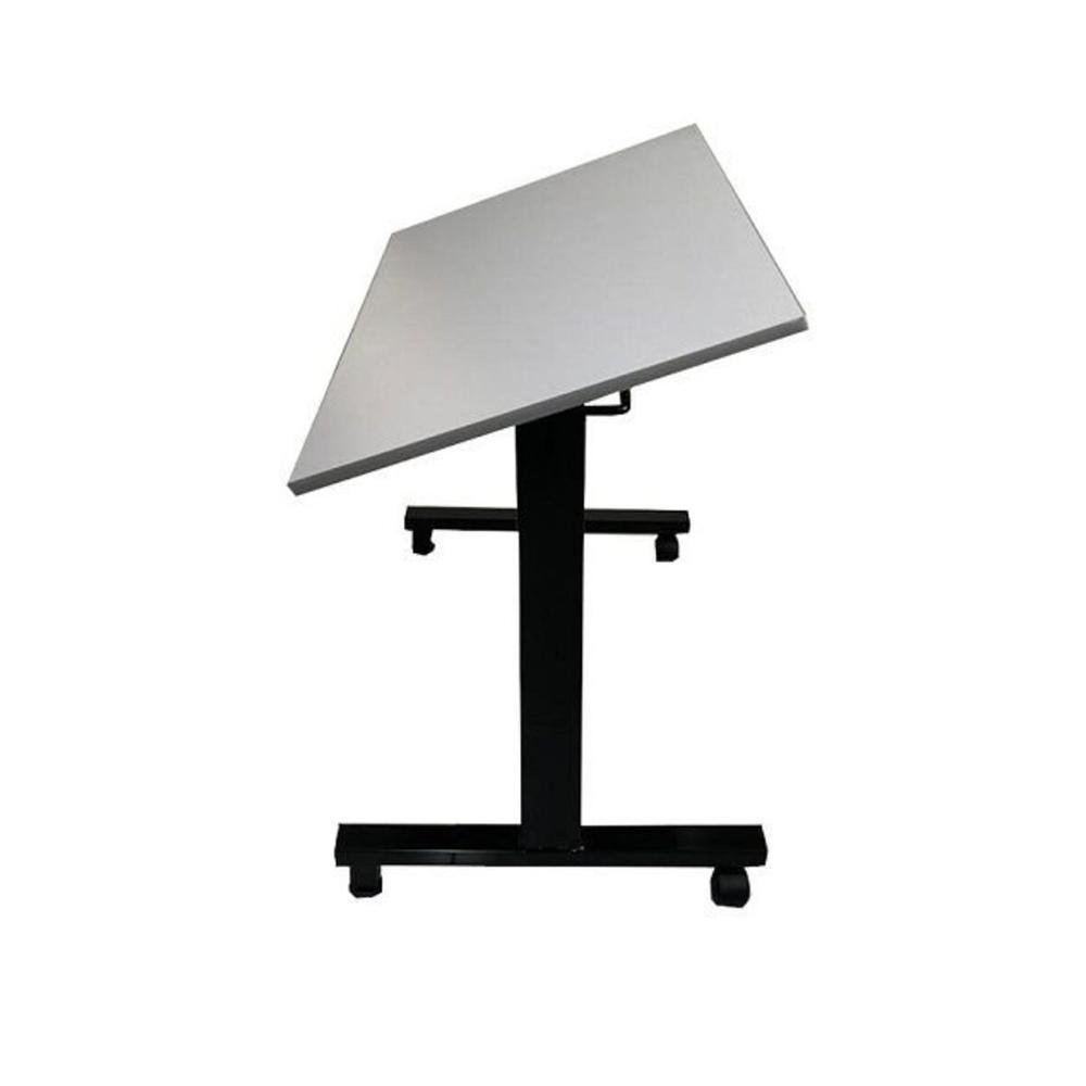 Imagem 4 de 4 do produto Mesa Design Office Móveis Basculante Para Escritório E Home Office Salerno, Cinza