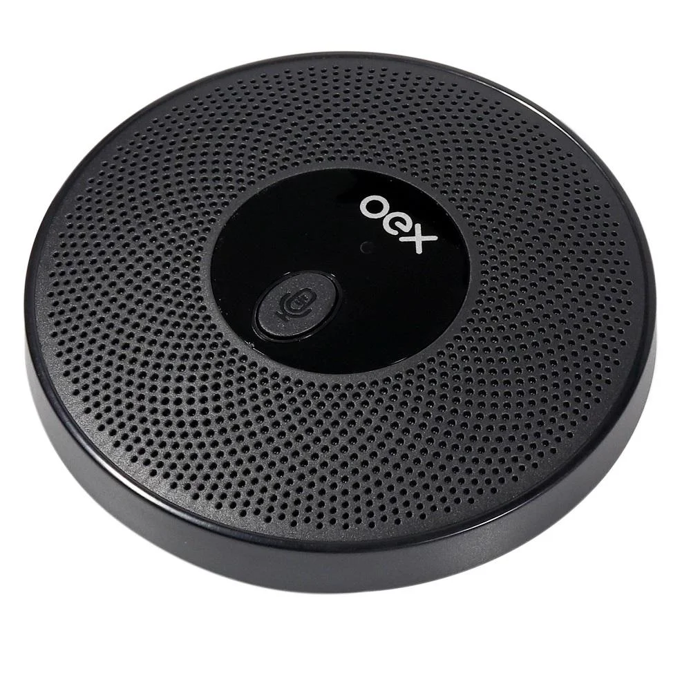 Microfone Oex Para Conferência Mk200, Omnidirecional, Preto