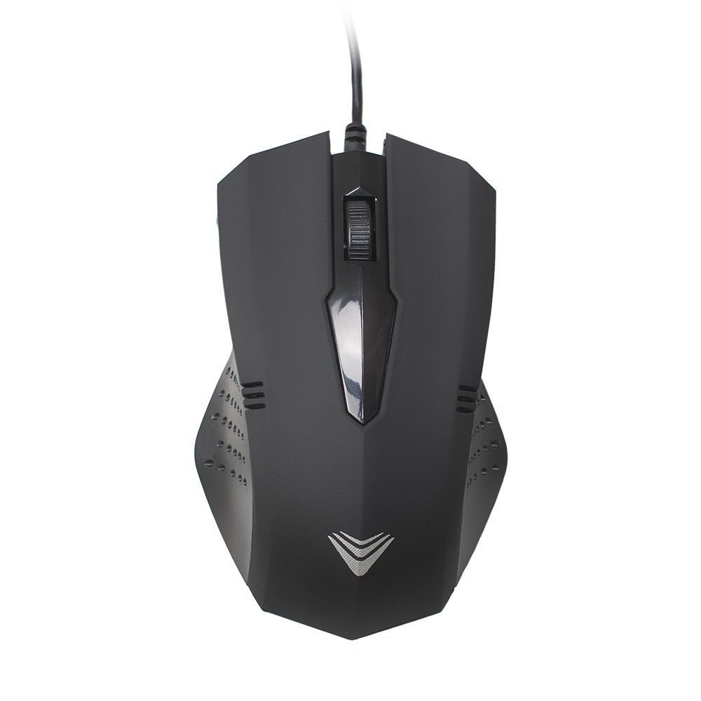 Mouse Óptico Evus Mo-05, USB 800dpi, 3 Botões Performance, Preto