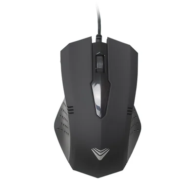 Mouse Óptico Evus Mo-05, USB 800dpi, 3 Botões Performance, Preto