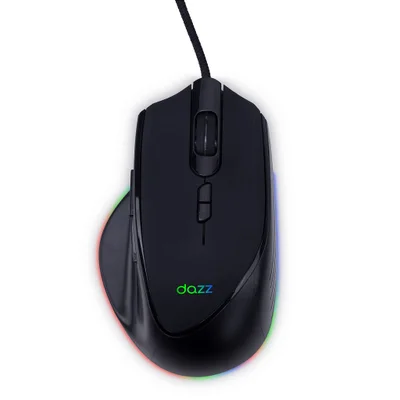 Mouse Dazz Colossus, USB 2.0, 12.000 DPI, Preto