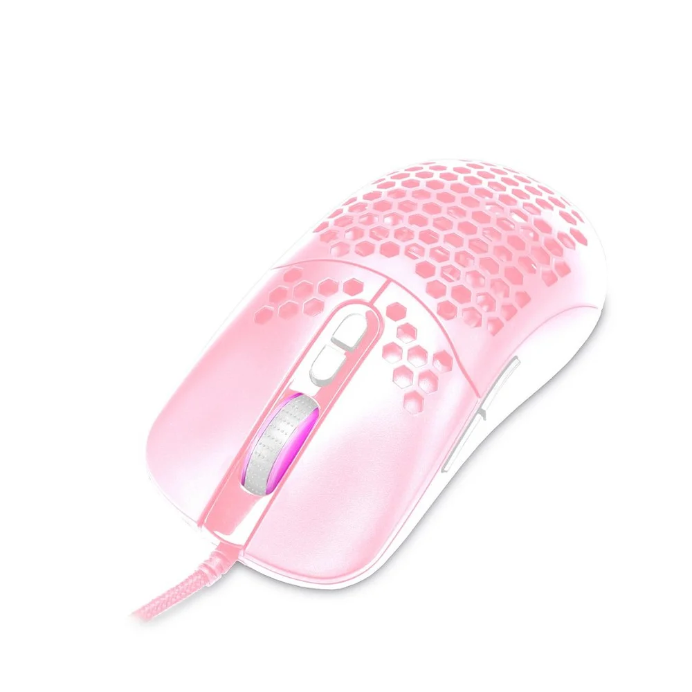 Imagem 3 de 5 do produto Mouse Dazz Skadi, USB 2.0, 12.000 DPI, 7 botões, Rosa