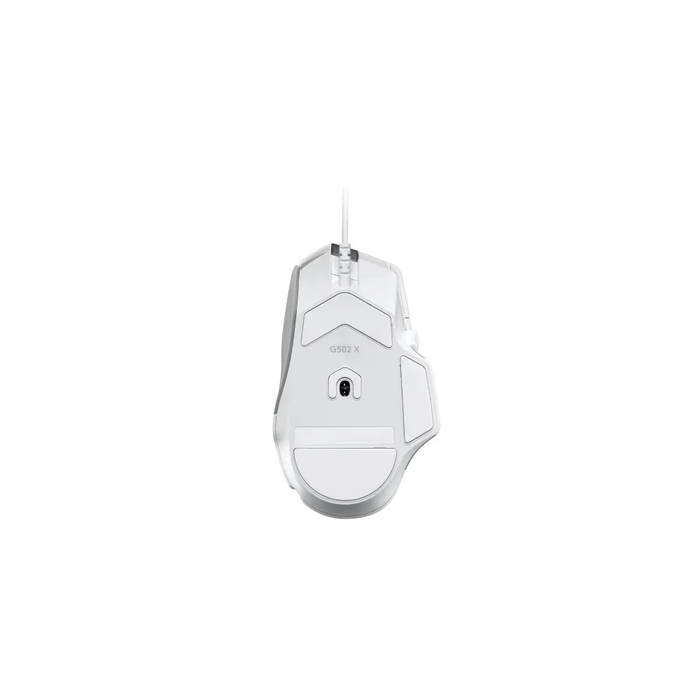 Mouse Gamer Logitech G502 X,  G Hub, 25600dpi, 13 Botões, Programáveis, Branco - 910-006145