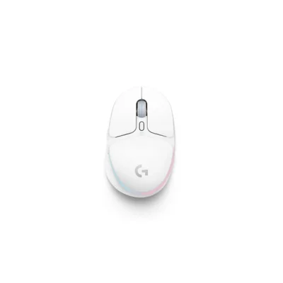 Mouse Gamer sem fio, Logitech G705, G Hub, 8200dpi, 6 Botões Programáveis, Iluminação RGB Lightsync, Branco