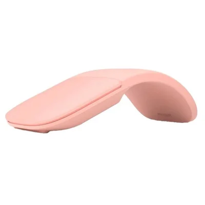 Mouse sem fio Microsoft, Bluetooth, Arc, Rosa Suave - Elg-00037