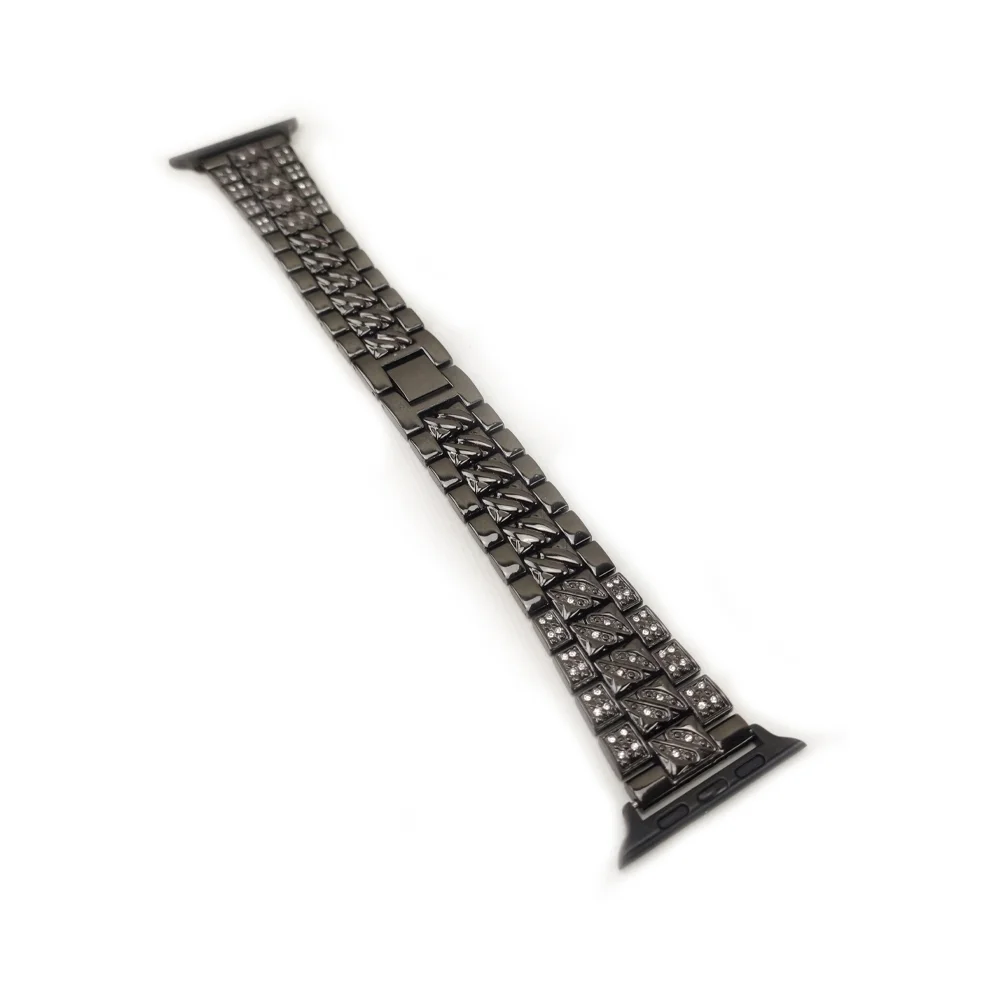 Imagem 4 de 5 do produto Pulseiras Smartwatch Multiira, Abmidia, Smart Band Inteligente, 3 Elos, Aço Inox, Preto