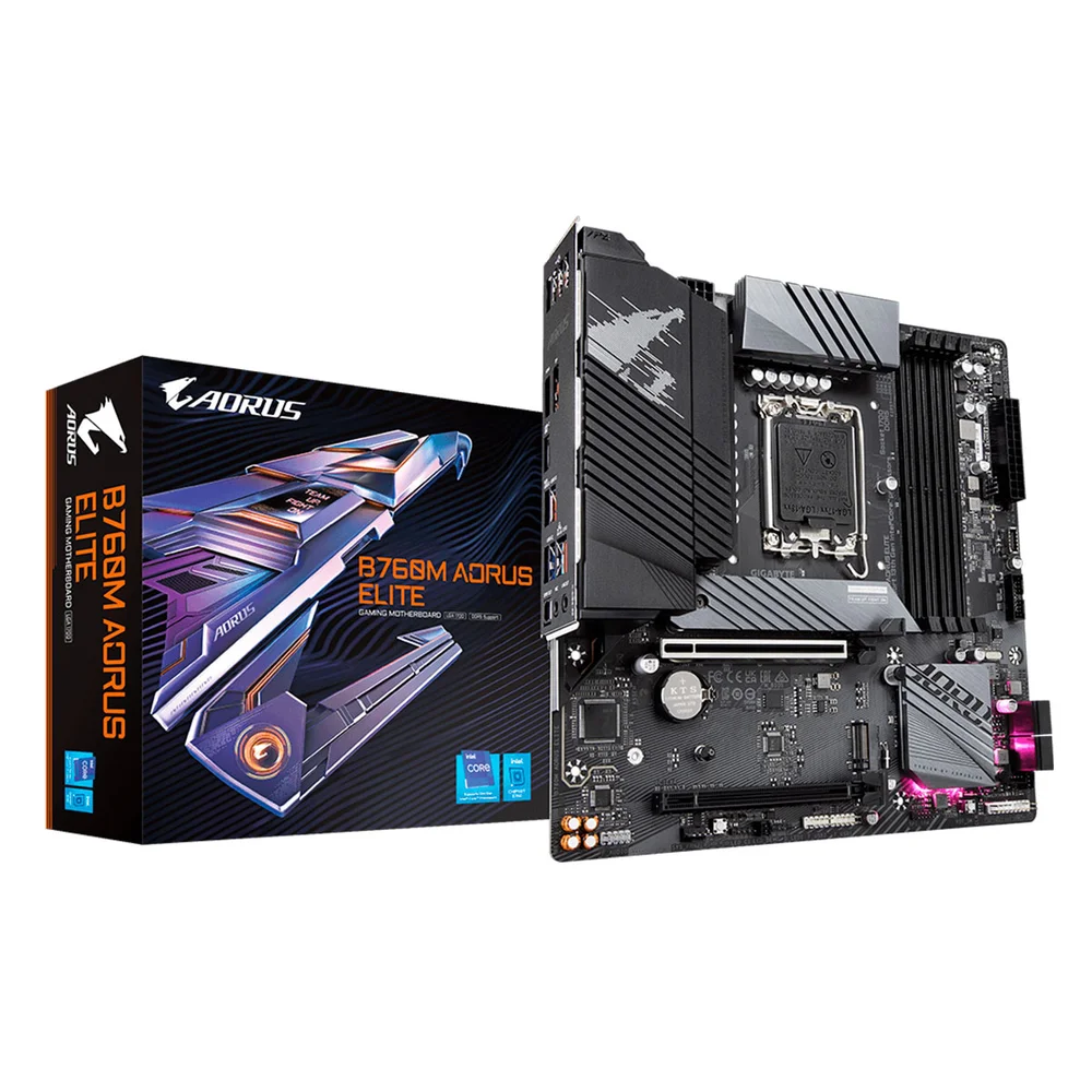 GIGABYTE B760 AORUS ELITEマザーボードDDR5モデル Placa Me Gigabyte B760m Aorus Elite Intel KaBuM
