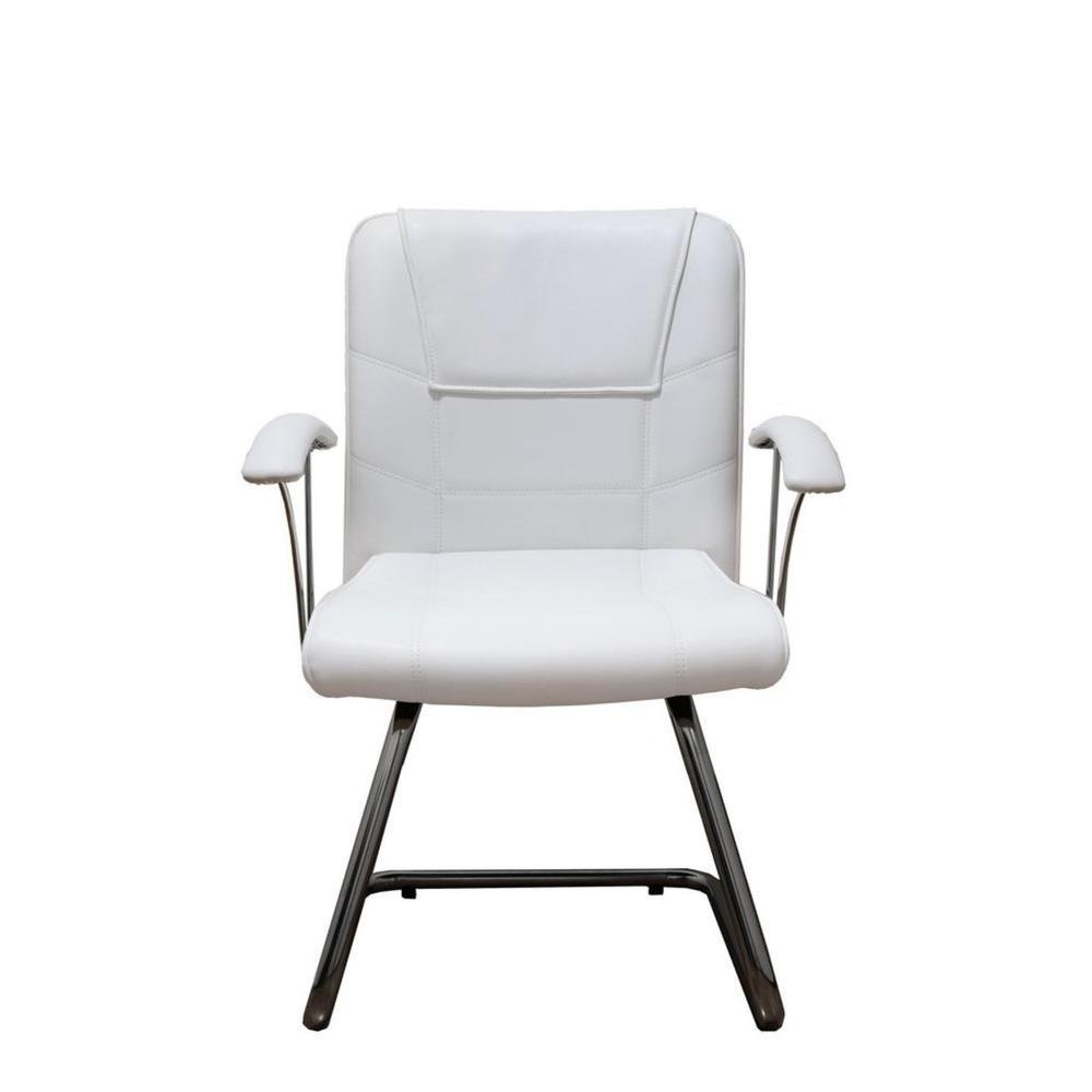 Imagem 2 de 2 do produto Cadeira Office Design Office Móveis Diretor Ergonômica Base Fixa Em S Linha Vivara - Branco