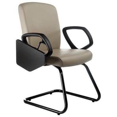 Poltrona Diretor, Design Office Móveis, Universitária, Com Base Em S Linha Alpha, Bege