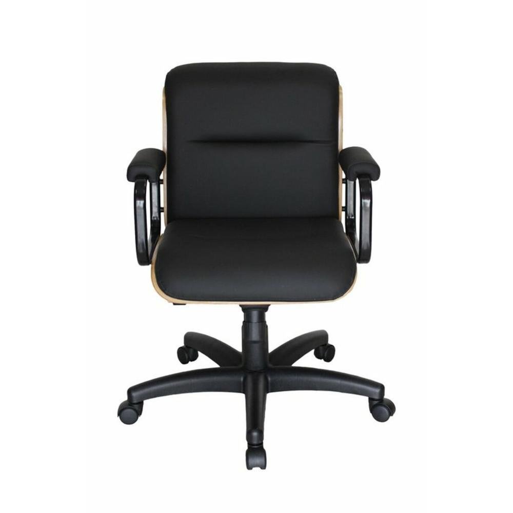 Imagem 2 de 4 do produto Cadeira Design Office Móveis Eames Diretor Linha Capa Em Madeira - Preto
