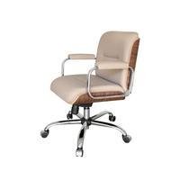 Cadeira Design Office Móveis Eames Diretor, Linha Capa Em Madeira - Marrom