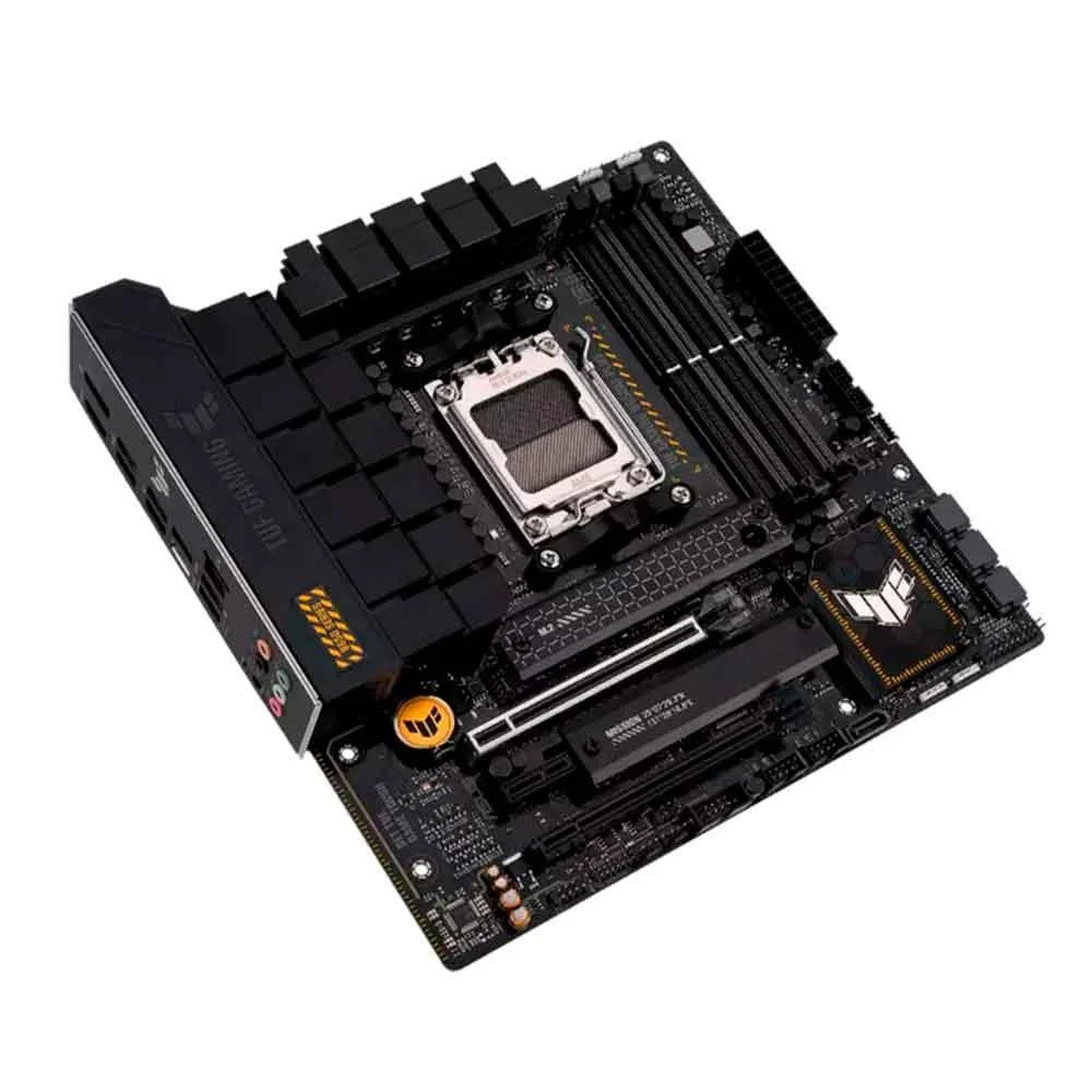 Placa Mãe Asus Tuf Gaming B650m-plus, Am5, Microatx, DDR5 Placa Mãe Asus Tuf Gaming B650m-plus, Am5, Microatx, DDR5