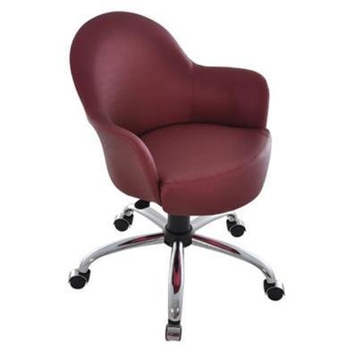 Poltrona Para Recepção De Escritório Linha Recepção Komorory, Vermelho