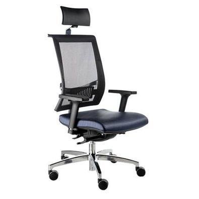 Poltrona Presidente Com Encosto Tela Mesh, Linha Net Design
