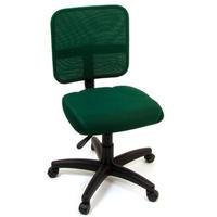 Cadeira Office Secretária, Design Office Móveis, Com Back System, Linha Tela Mesh - Verde
