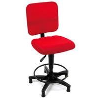 Poltrona Design Office Móveis Secretária Base Caixa Linha Tela Mesh, Vermelho