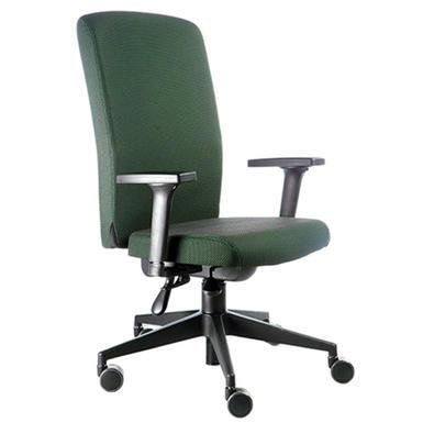 Cadeira Office Design Office Móveis Presidente Espaldar Alto Linha Alpha - Verde