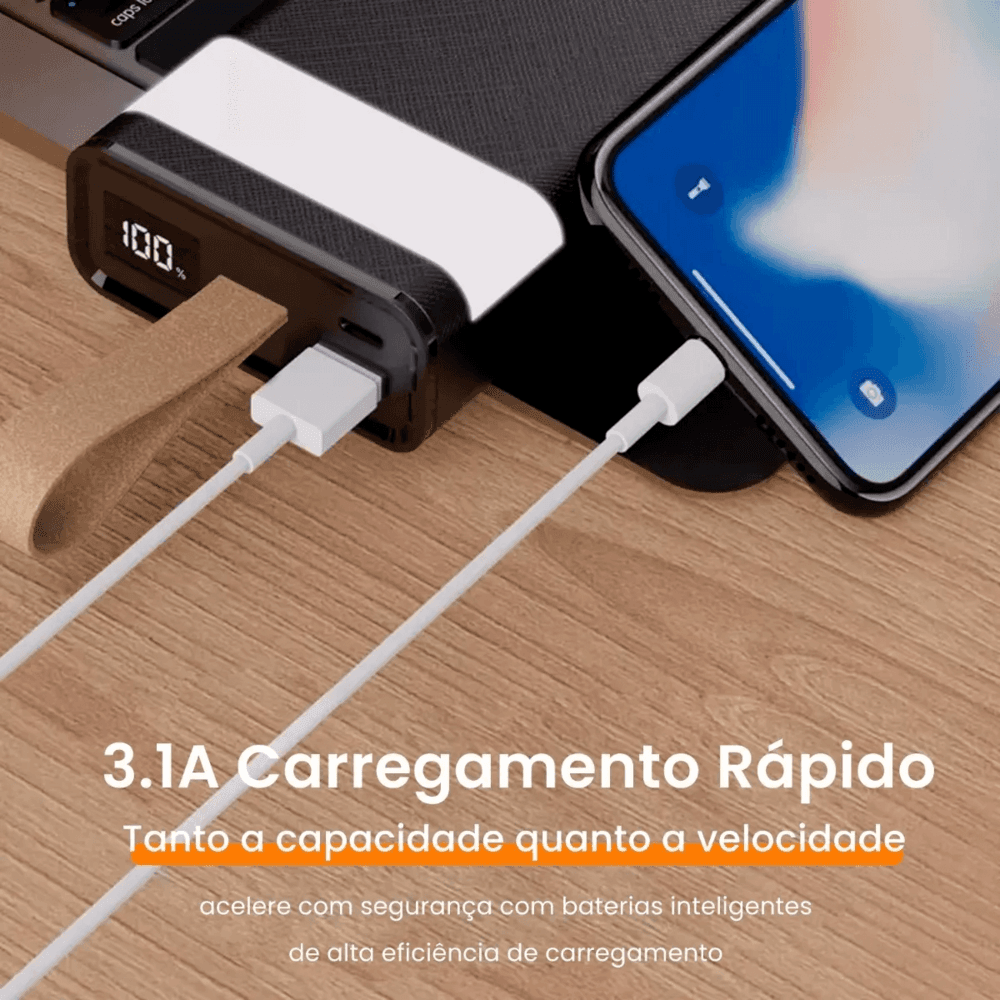 Imagem 2 de 5 do produto Power Bank 20000mah H"maston Yd-06