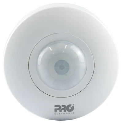Sensor De Presenca Proeletronic Pqsst-0360 Sobrepor Teto 360°