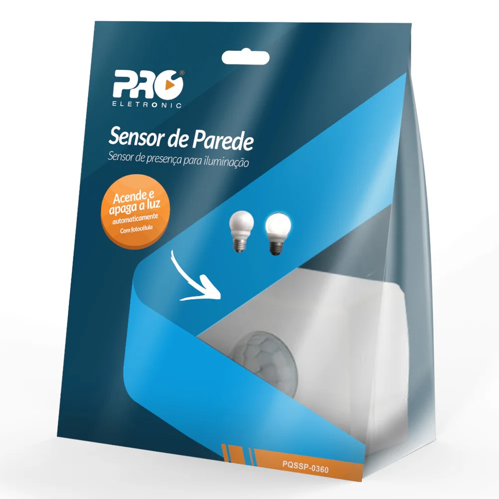 Imagem 5 de 5 do produto Sensor De Presença Proeletronic Pqssp-0360 Sobrepor De Parede 360°