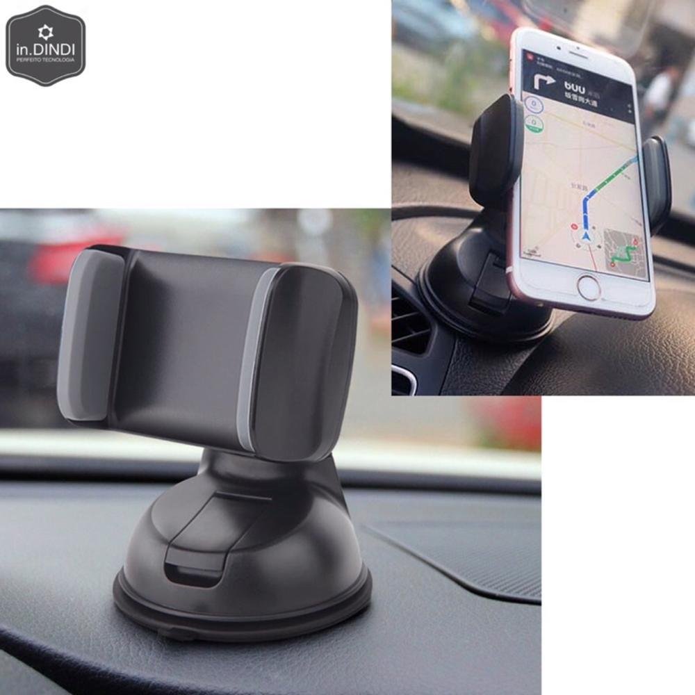 Imagem 4 de 5 do produto Suporte Para Celular Para Vidro Painel Carro Fixação, Forte