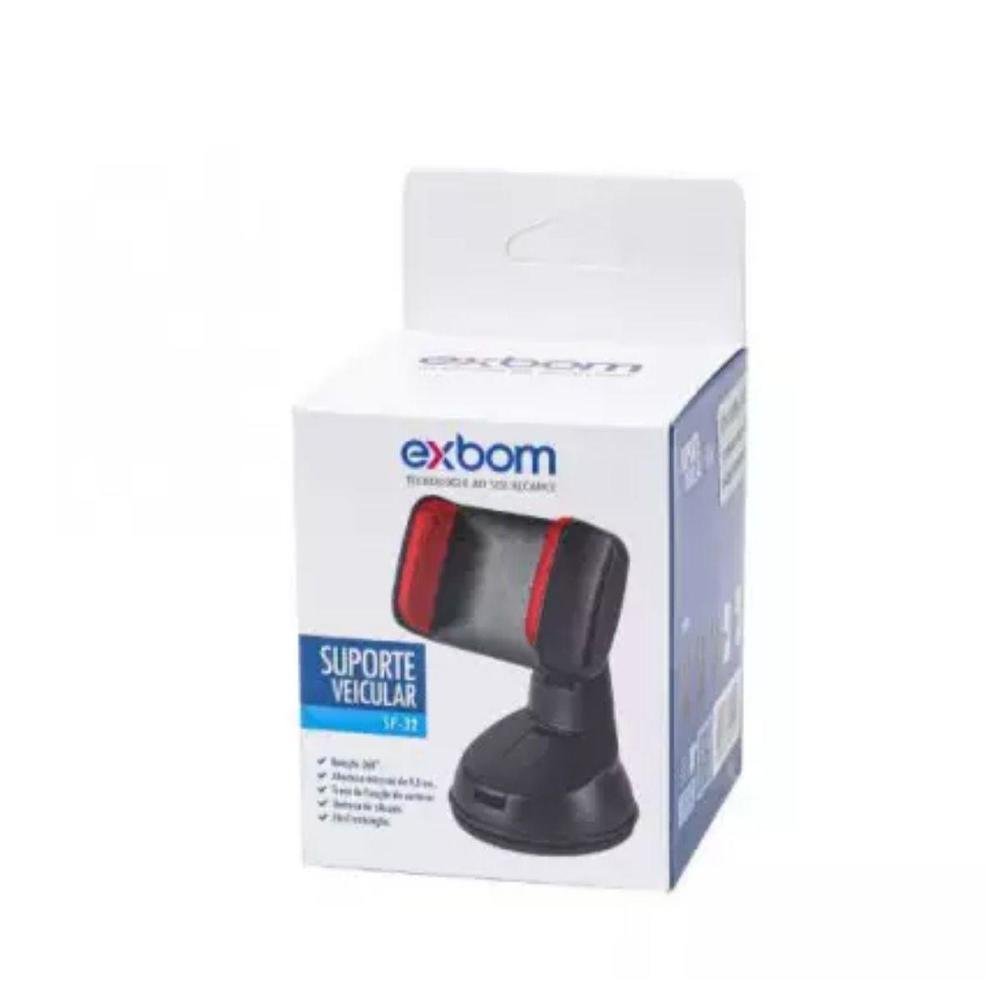 Imagem 5 de 5 do produto Suporte Para Celular Para Vidro Painel Carro Fixação, Forte