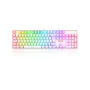 Teclado Mecânico Gamer Redragon Mitra Branco, RGB Rosa, Full Size, ABNT2, N-Key Rollover, Altura Ajustável, Double Shot Injection, USB 2.0 - K551WP-RGB PT-Blue